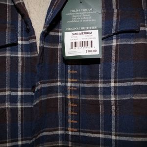 Field & Stream Sherpa-Lined Flannel Shirt/Jacket